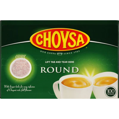 Choysa Round Tea Bags 100pk