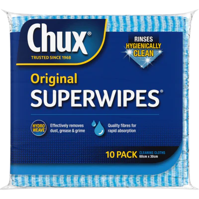 Chux Original Superwipes 10pk