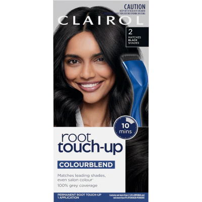 Clairol Permanent Root Touch Up Black 2 Hair Colour 1pk