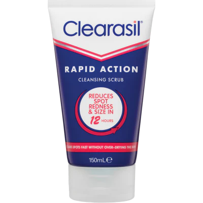 Clearasil Rapid Action Cleansing Scrub 150ml