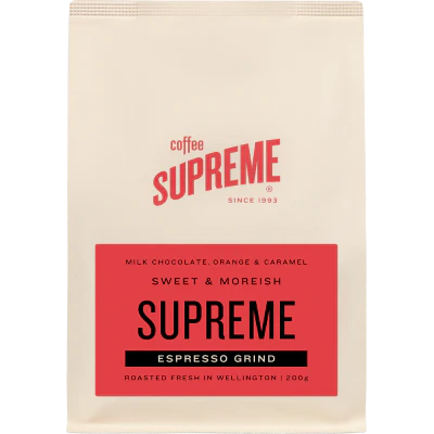 Coffee Supreme Espresso Grind Coffee Beans 200g