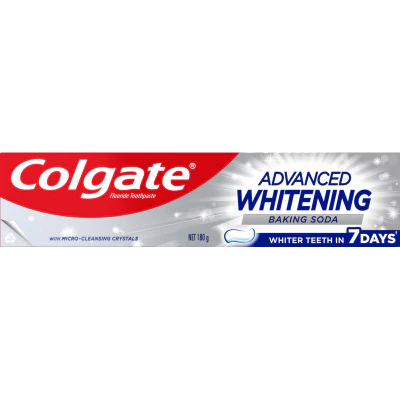 Colgate Advanced Whitening Baking Soda Toothpaste 180g