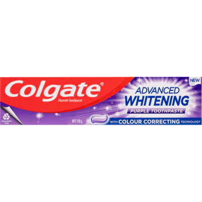 Colgate Advanced Whitening Purple Toothpaste 120g