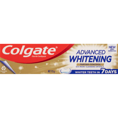 Colgate Advanced Whitening Tartar Control Toothpaste 115g