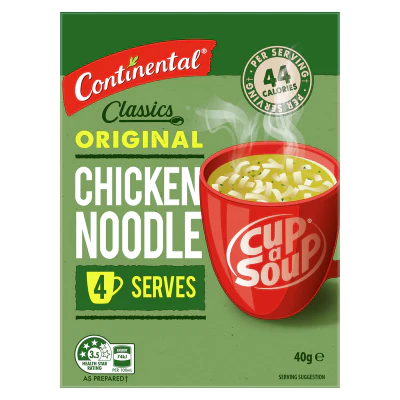 Continental Original Chicken Noodle Cup a Soup 40g