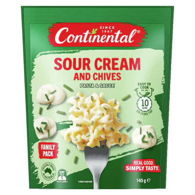 Continental Sour Cream And Chives Pasta & Sauce 145g