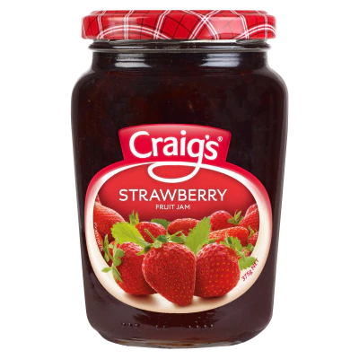 Craig's Strawberry Fruit Jam 375g