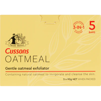 Cussons Prize Medal Oatmeal Soap 5pk