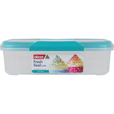 Decor Fresh Seal Clips Oblong Container 4l