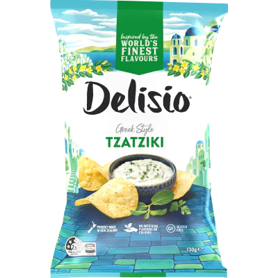 Delisio Greek Style Tzatziki Potato Chips 130g
