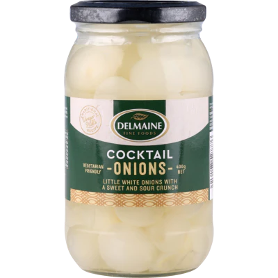 Delmaine Cocktail Onions 400g