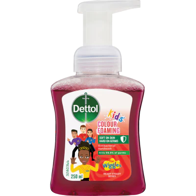 Dettol Foaming Kids Colour Berry Hand Wash Pump 250ml