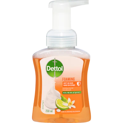 Dettol Foaming Lime & Orange Hand Wash Pump 250ml