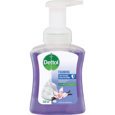 Dettol Foaming Vanilla & Orchid Hand Wash Pump 250ml