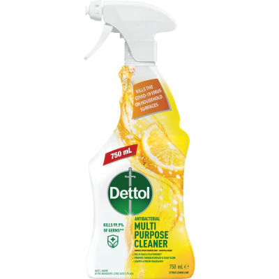Dettol Lemon Lime Multipurpose Cleaner Antibacterial Spray 750ml