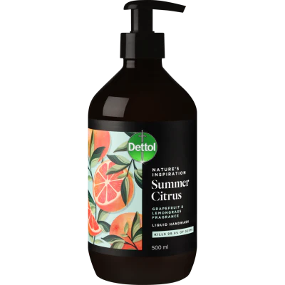 Dettol Nature's Inpsiration Summer Citrus Liquid Hand Wash 500ml