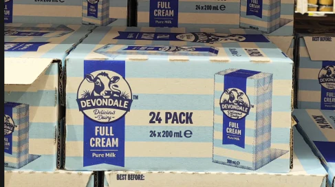 Devondale Full Cream UHT Milk 24 x 200ml - Image 2