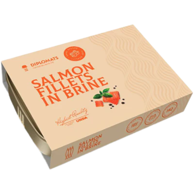 Diplomats Fillets In Brine Salmon 140g