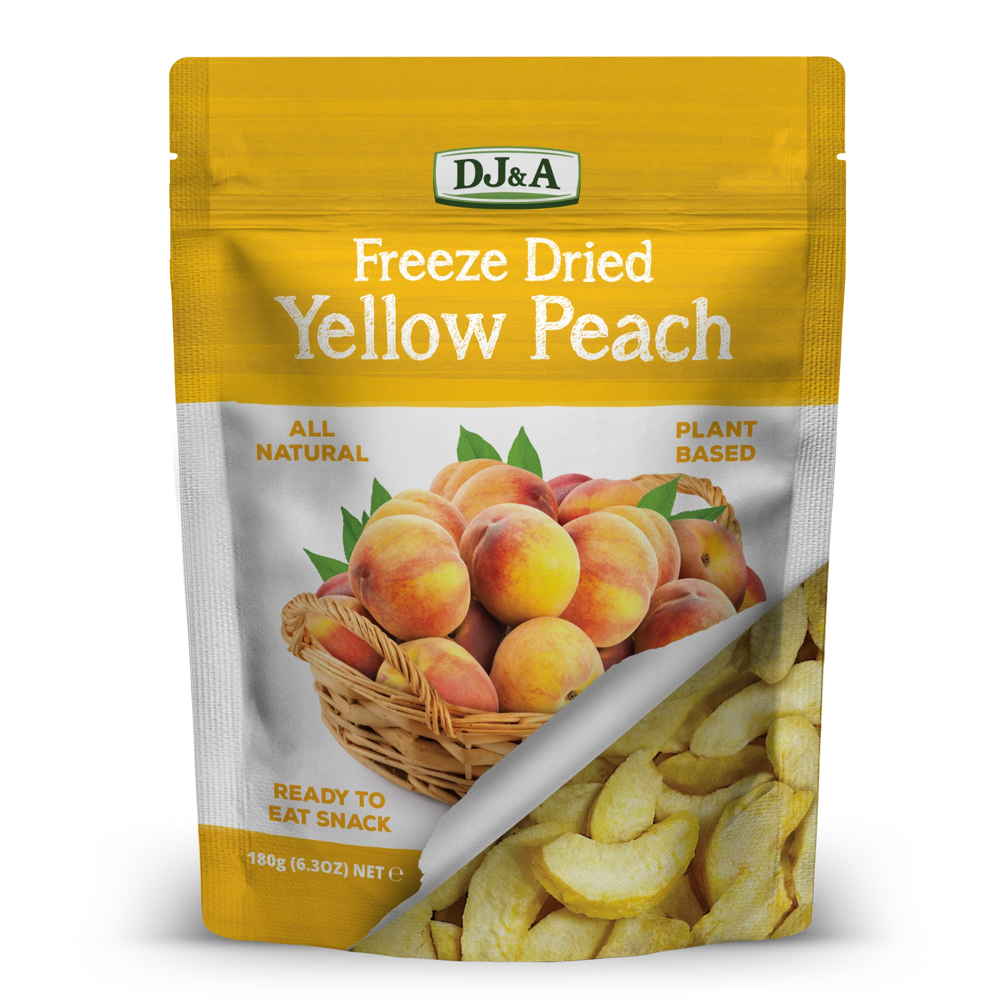 DJ&A Freeze Dried Yellow Peach 180g