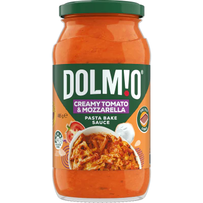 Dolmio Creamy Tomato & Mozzarella Pasta Bake Sauce Jar 495g