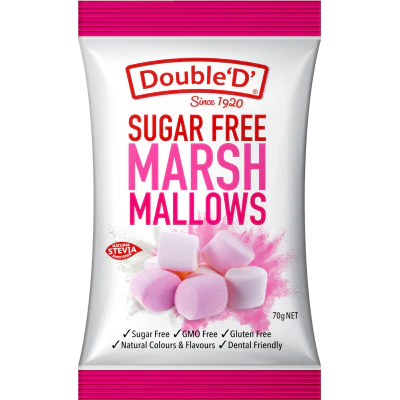 Double 'D' Sugar Free Marshmallows 70g