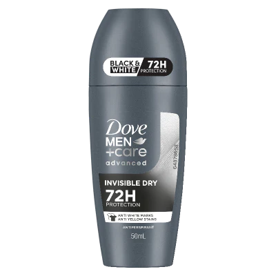 Dove Men Invisible Dry 72hr Antiperspirant Deodorant Roll On 50ml