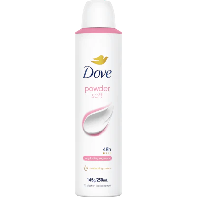 Dove Powder Soft 48hr Antiperspirant Deodorant 250ml