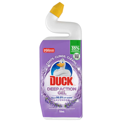 Duck Lavender Deep Action Gel Toilet Cleaner 750ml