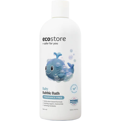Ecostore Baby Fragrance Free Bubble Bath 535ml