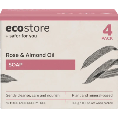 Ecostore Rose & Almond Oil Soap 320g