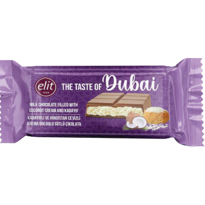 Elit The Taste of Dubai Coconut Chocolate Block 90g