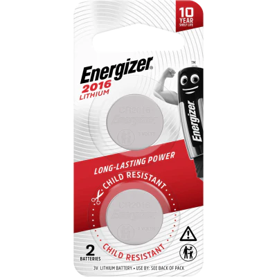 Energizer 2016 Lithium Battery 2pk