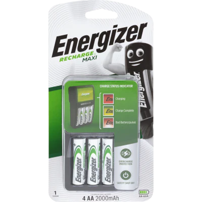 Energizer 4AA Maxi Charger 1pk