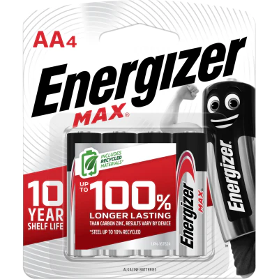 Energizer Max AA Battery 4pk