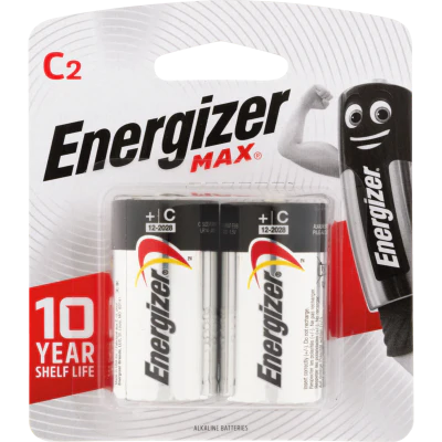 Energizer Max C Battery 2pk