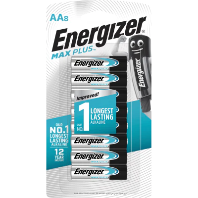 Energizer Max Plus Advanced AA Battery 8pk