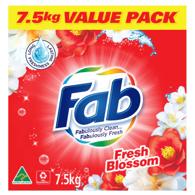 Fab Fresh Blossoms Laundry Detergent Powder 7.5kg