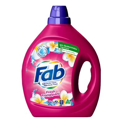 Fab Fresh Frangipani Laundry Detergent Liquid 4l