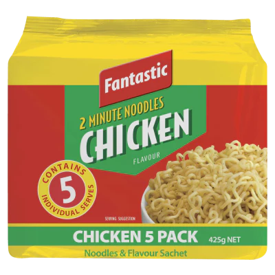 Fantastic Chicken Flavour 2 Minute Noodles 425g