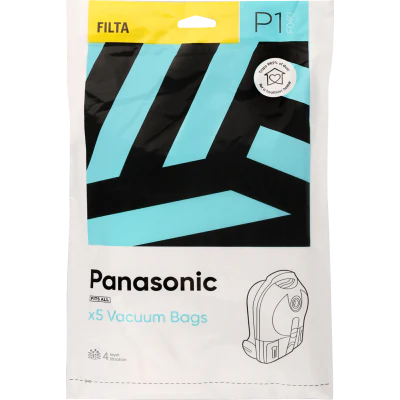 Filta Panasonic Vacuum Bags 5pk