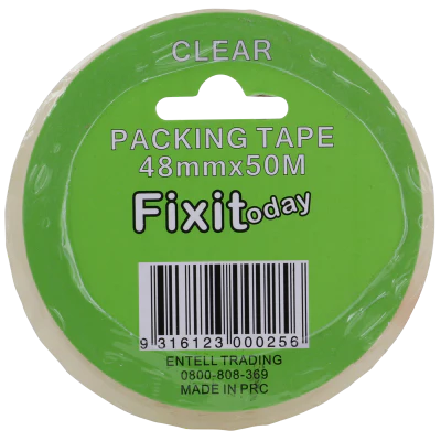 Fix It Today Packaging Tape Clear 48mm 1pk