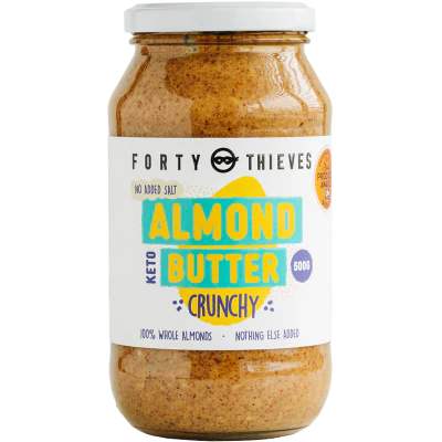 Forty Thieves Crunchy Almond Butter 500g