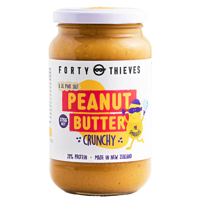 Forty Thieves Crunchy Peanut Butter 375g