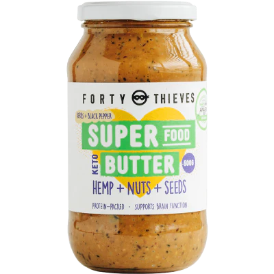Forty Thieves Hemp + Nuts + Seeds Super Food Butter 500g