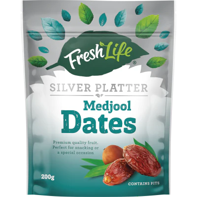 Fresh Life Silver Platter Medjool Dates 200g