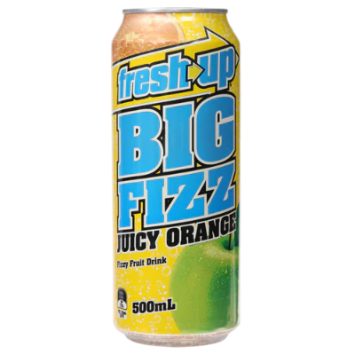 Fresh Up Big Fizz Juicy Orange Fizzy Fruit Drink 500ml