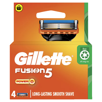 Gillette Fusion 5 Power Cartridges 4pk
