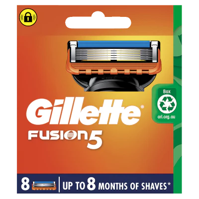 Gillette Fusion5 Razor Cartridges 8pk