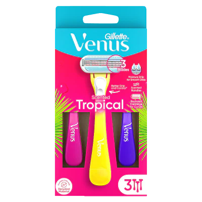 Gillette Venus Tropical Scent Disposable Razor 3pk