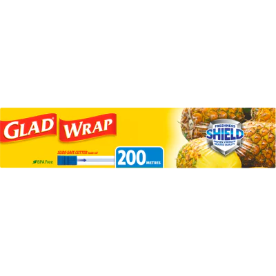 Glad Wrap Plastic Cling Wrap 200m